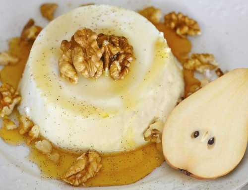 DELIZIA DI RICOTTA E PERE AL PROFUMO DI TARTUFO